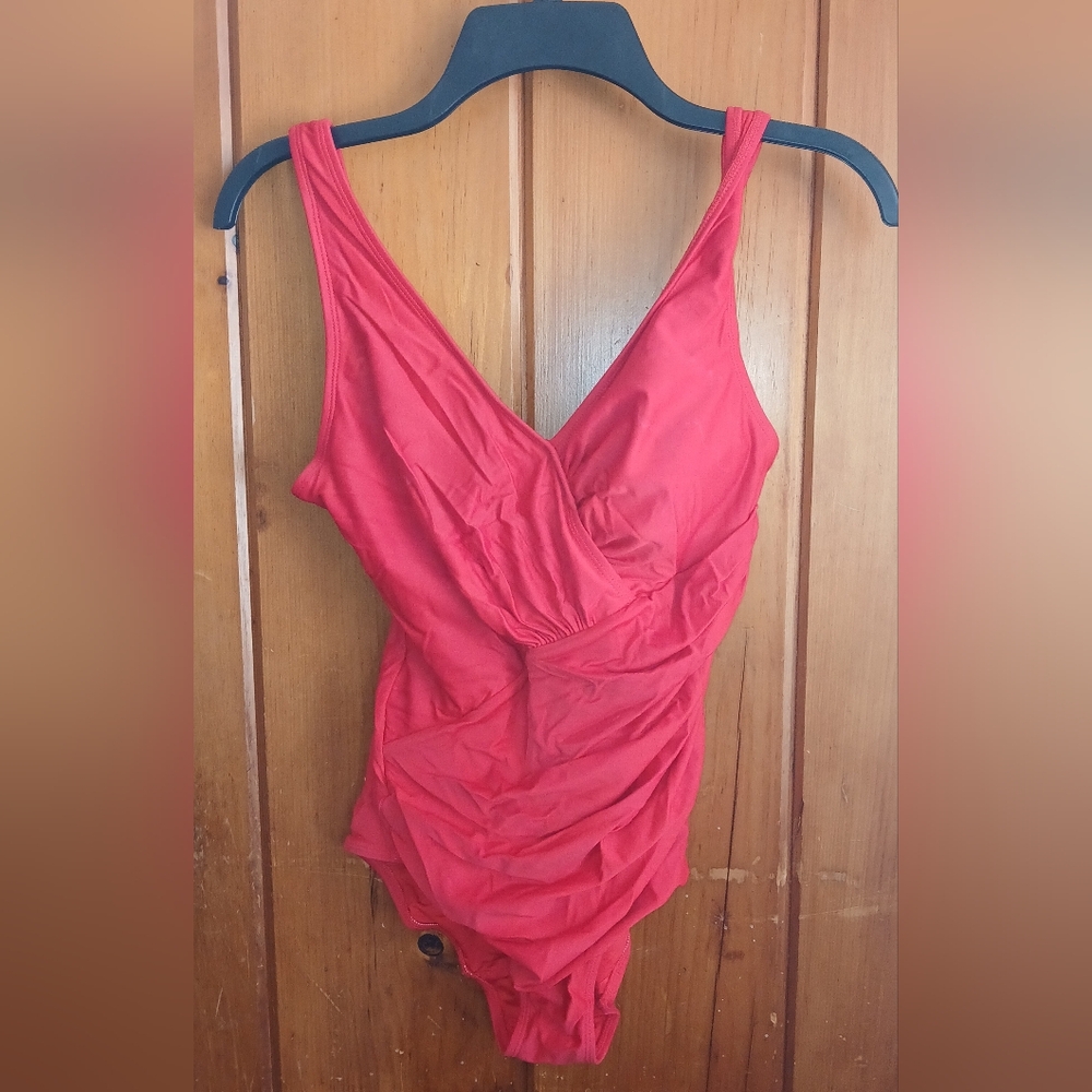 Popilush shareware bathingsuit red size small